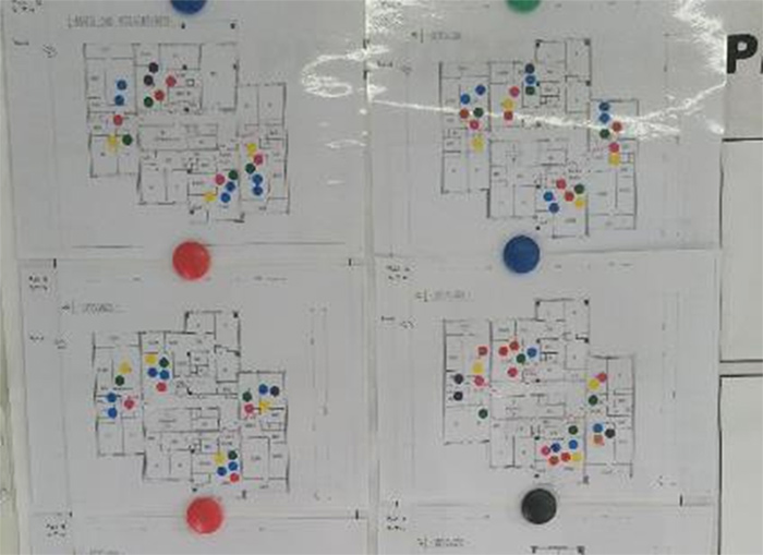 Autocontrôles par étage de chaque logements